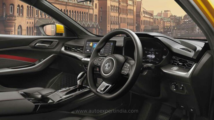 MG 5 Sedan Spacious Interior, Easy-to-Use Controls and Tech