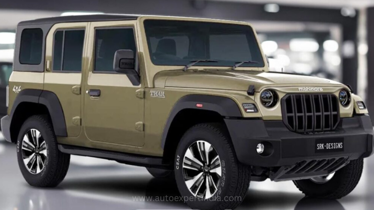 Mahindra Thar Gets Bigger New 5-Door Model Coming Mid-2024