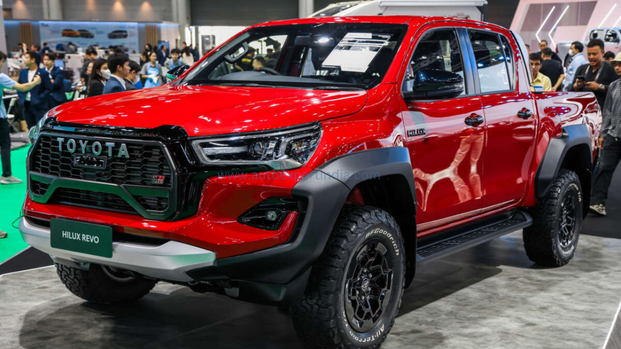 Toyota Hilux Electric Pickup Truck Plugs In for 2025